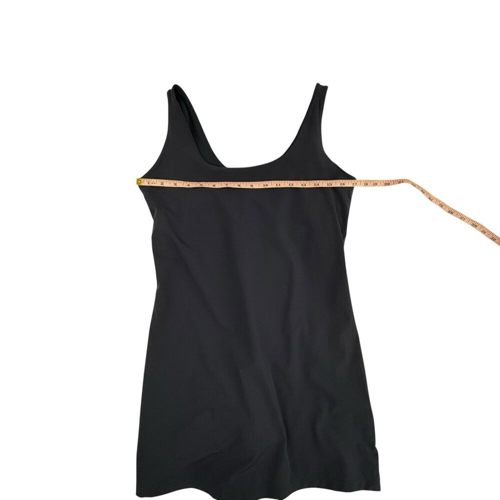 Nike Bliss Luxe Training Athletic Dress Women Medium Navy Blue Skort Shorts - Picture 9 of 10